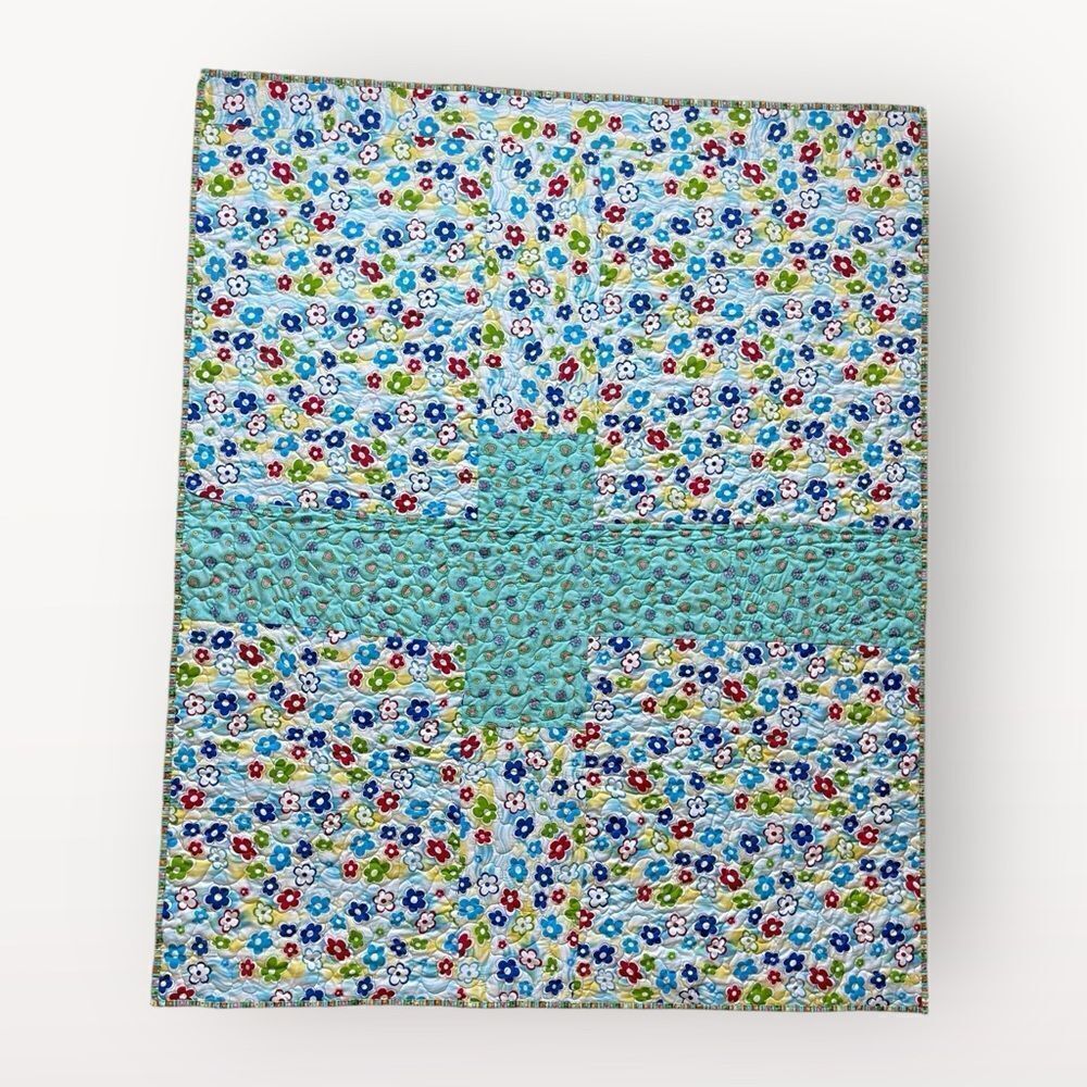 Floral Patchwork Blanket